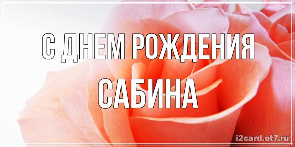 Открытка на каждый день с именем, Сабина С днем рождения розы для поздравления с днем рождения Прикольная открытка с пожеланием онлайн скачать бесплатно 