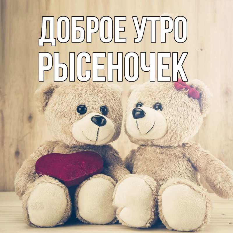 Картинка Доброе утро, Рысеночек