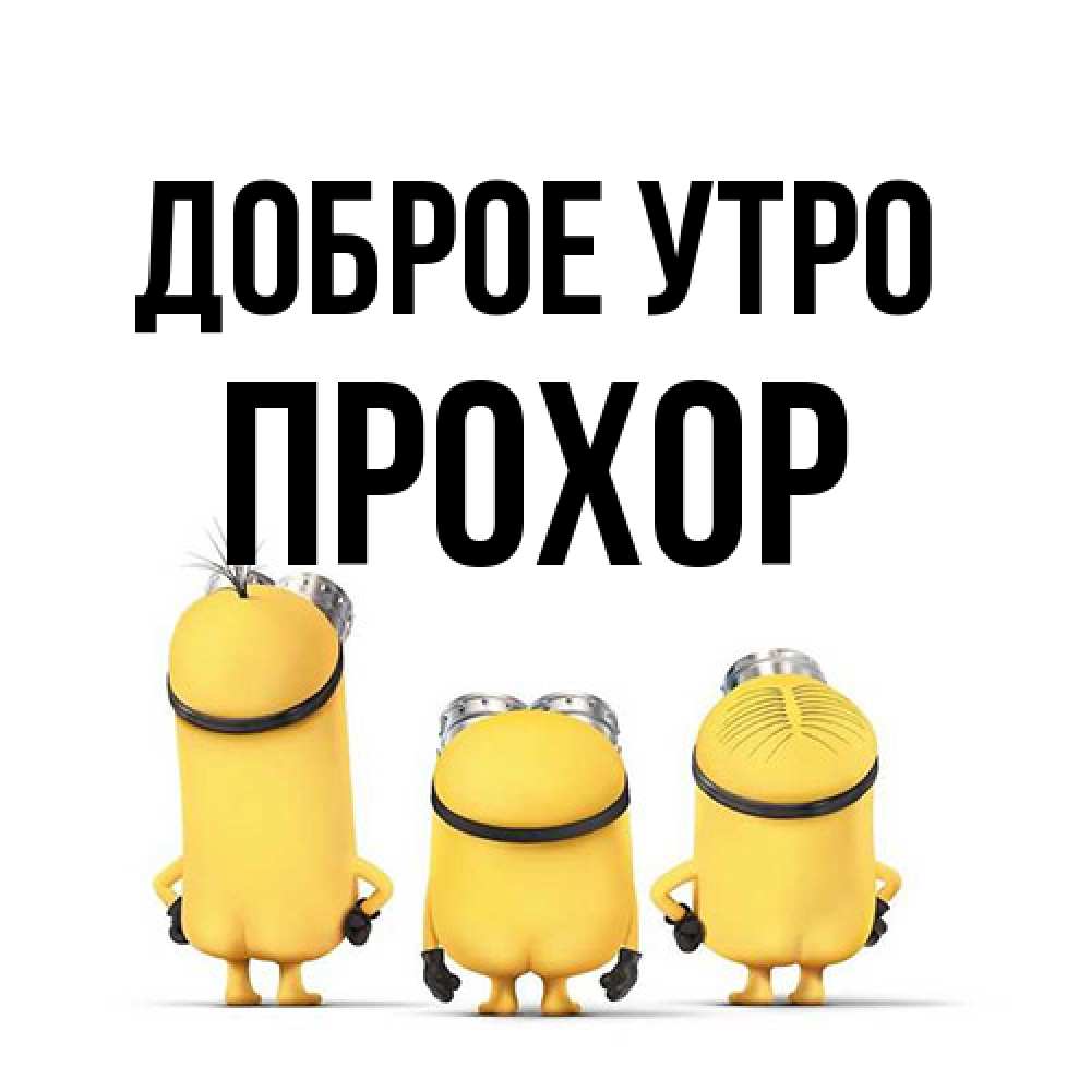 Открытка на каждый день с именем, Прохор Доброе утро подписать открытку онлайн бесплатно Прикольная открытка с пожеланием онлайн скачать бесплатно 