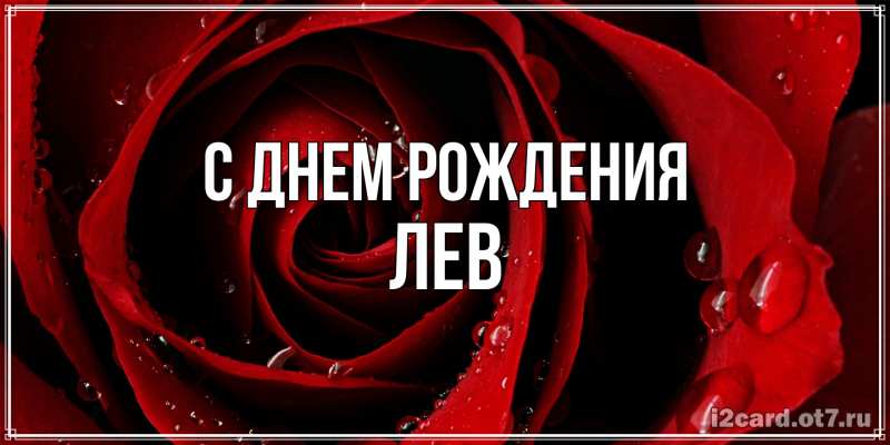 Картинка С днем рождения, Лев