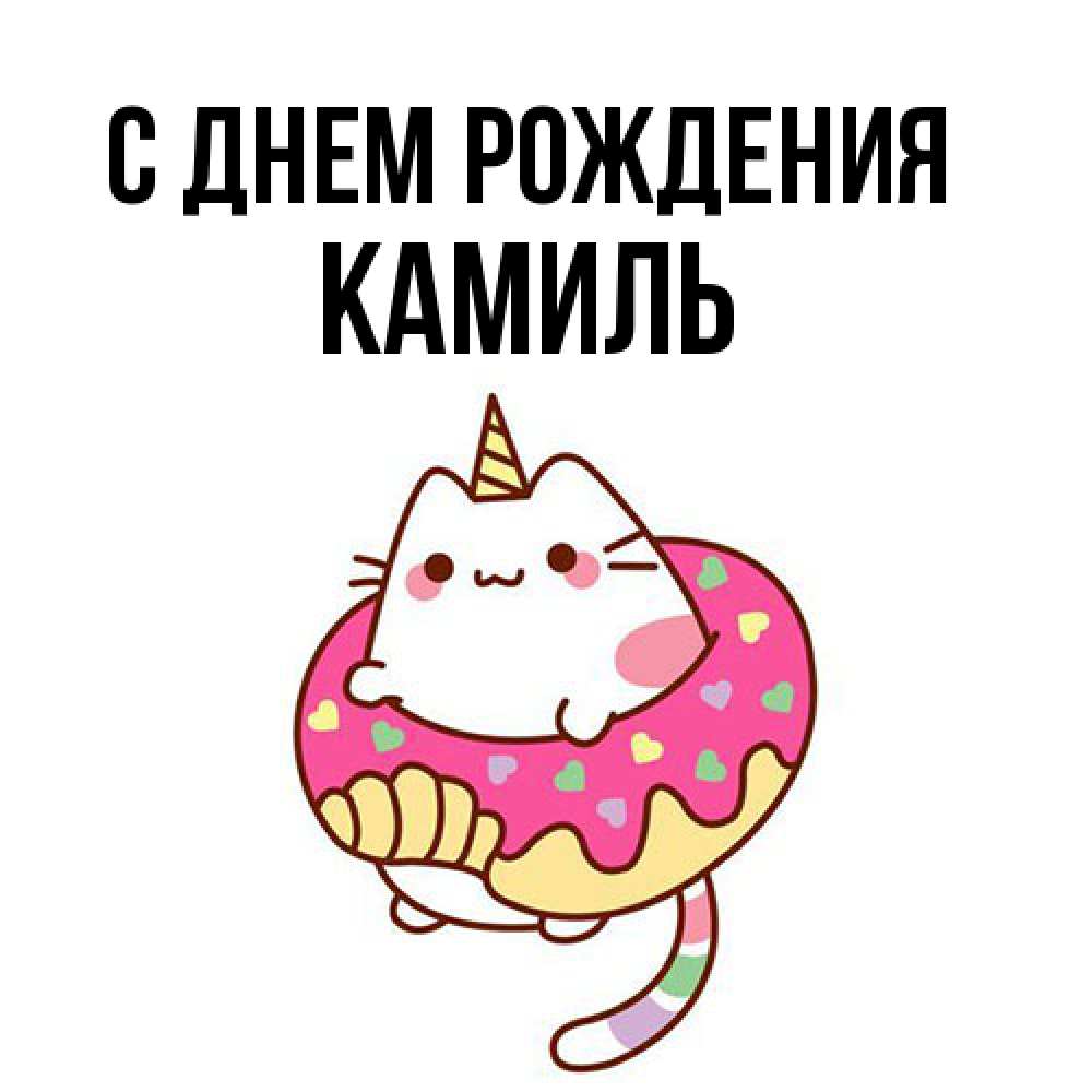 Открытка на каждый день с именем, Камиль С днем рождения меньше надо жрать Прикольная открытка с пожеланием онлайн скачать бесплатно 
