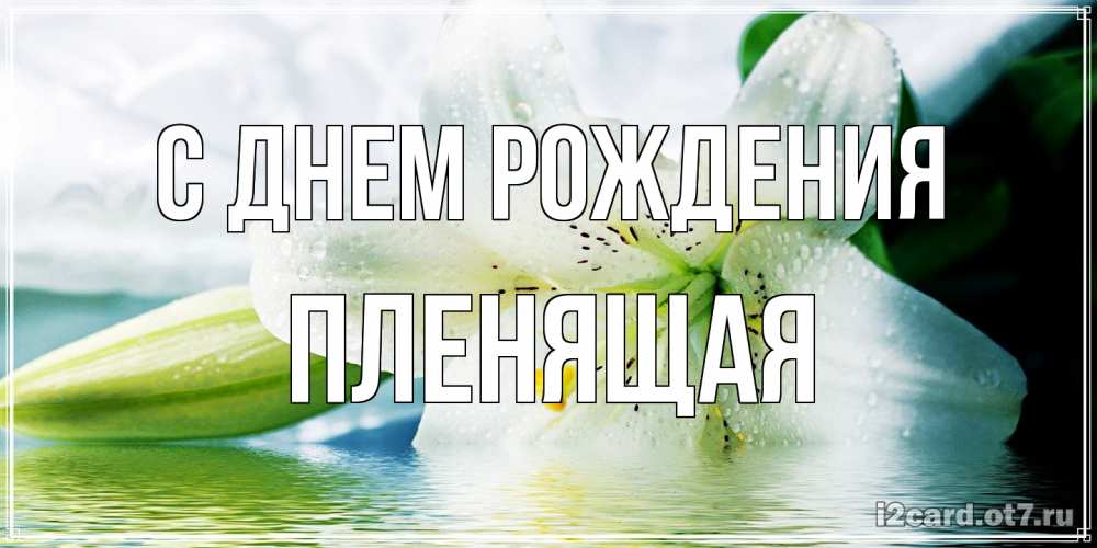 Открытка на каждый день с именем, пленящая С днем рождения лилия на открытке ко дню рождения Прикольная открытка с пожеланием онлайн скачать бесплатно 