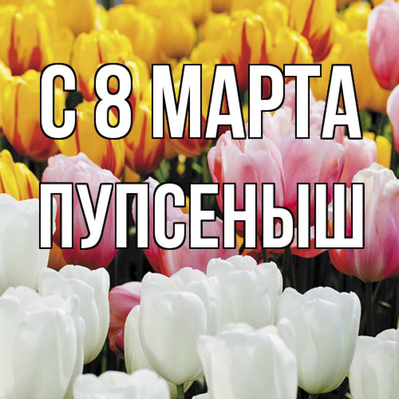 Картинка C 8 МАРТА, пупсеныш
