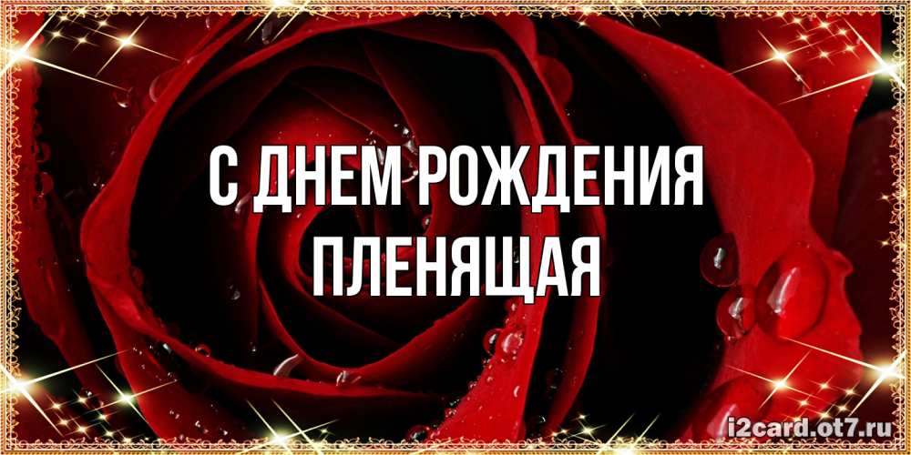 Открытка на каждый день с именем, пленящая С днем рождения цветок в росе на день рождения Прикольная открытка с пожеланием онлайн скачать бесплатно 