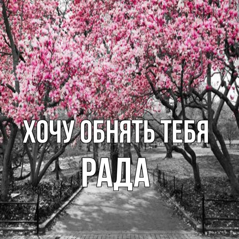 Картинка Хочу обнять тебя, Рада