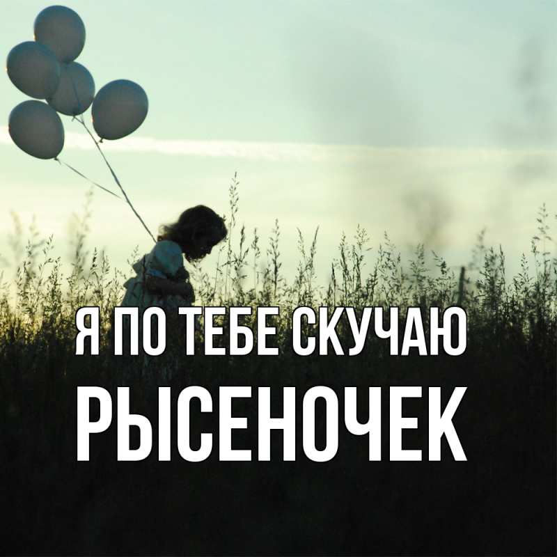 Картинка Я по тебе скучаю, Рысеночек
