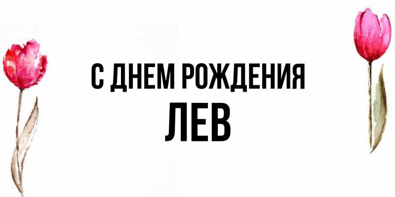 Картинка С днем рождения, Лев