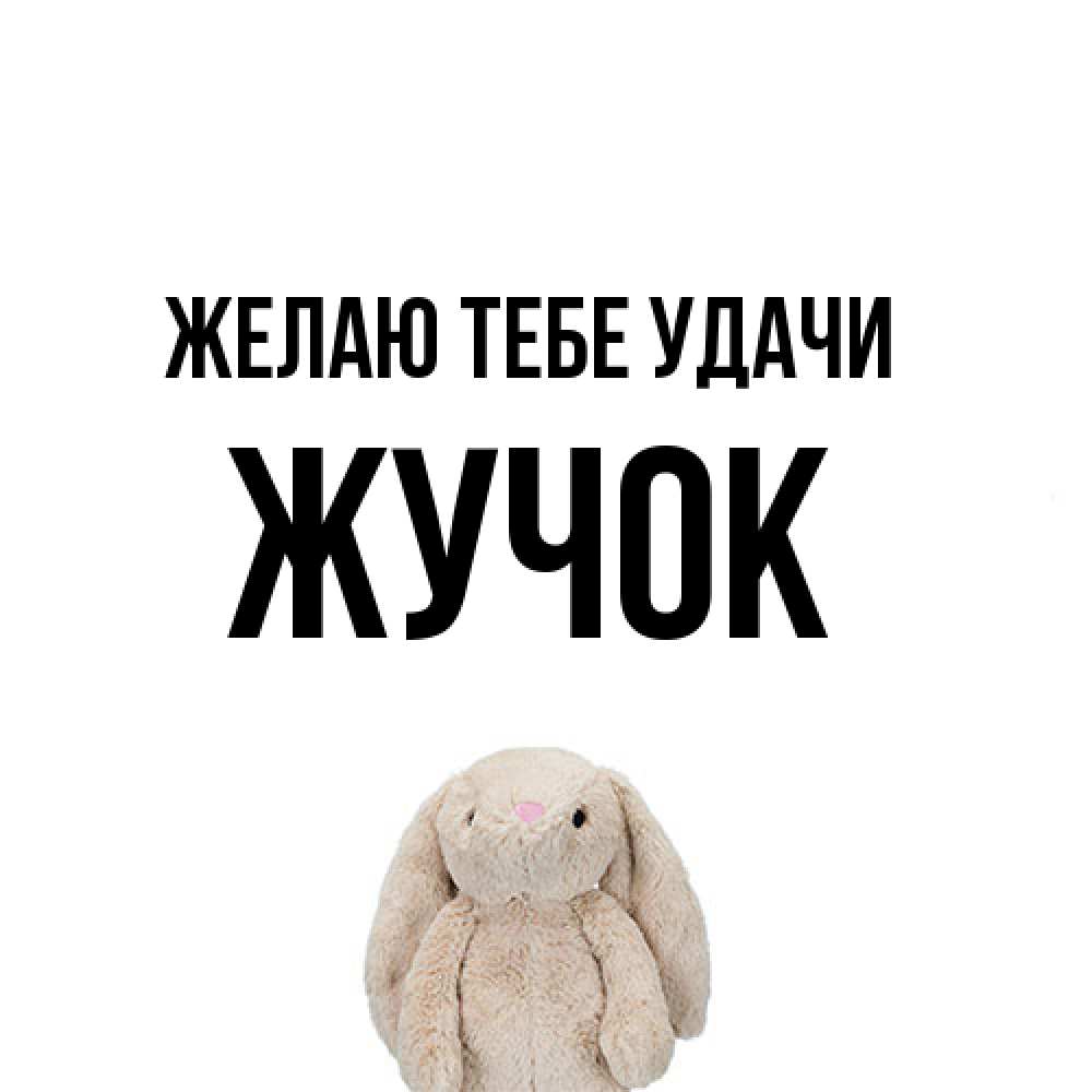 Открытка на каждый день с именем, жучок Желаю тебе удачи сайт создаватель открыток Прикольная открытка с пожеланием онлайн скачать бесплатно 