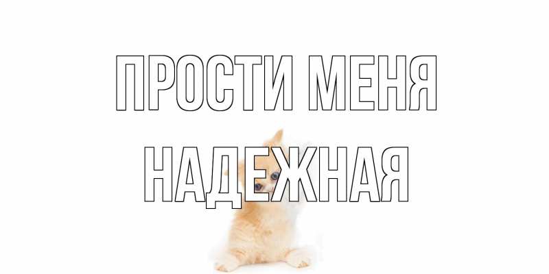 Картинка Прости меня, надежная