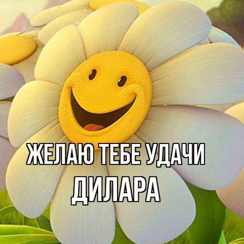 Картинка Желаю тебе удачи, Дилара