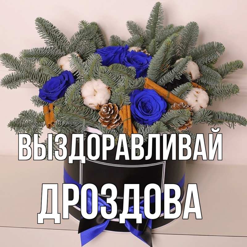 Картинка Выздоравливай, Дроздова