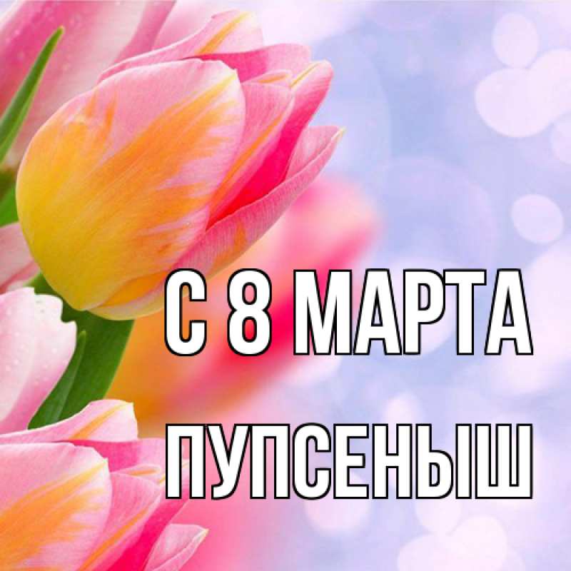 Картинка C 8 МАРТА, пупсеныш
