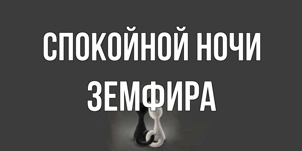 Открытка на каждый день с именем, Земфира Спокойной ночи коты Прикольная открытка с пожеланием онлайн скачать бесплатно 