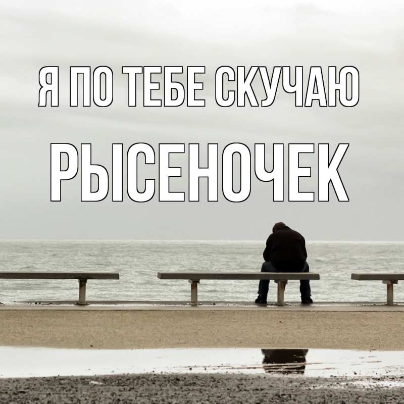 Картинка Я по тебе скучаю, Рысеночек