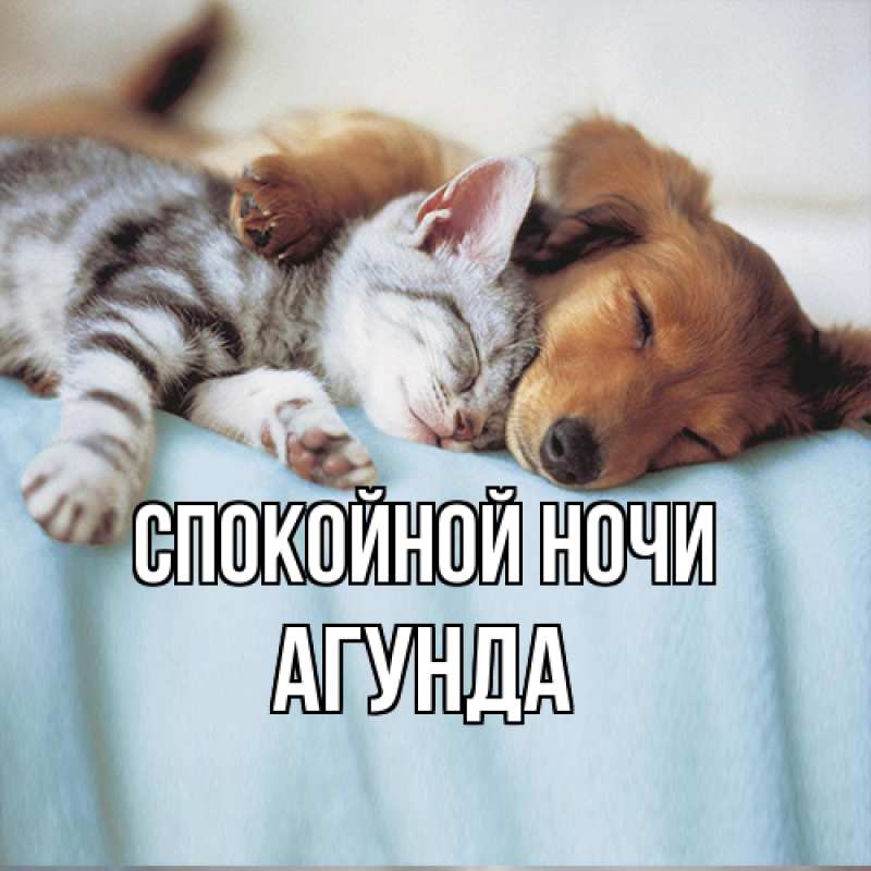 Картинка Спокойной ночи, Агунда