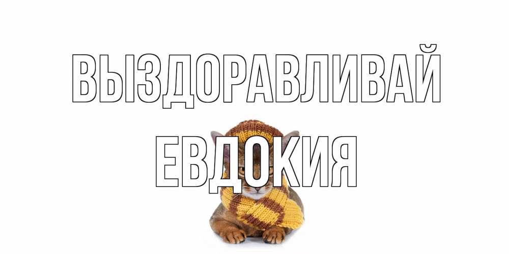 Открытка на каждый день с именем, Евдокия Выздоравливай родные не болейте Прикольная открытка с пожеланием онлайн скачать бесплатно 