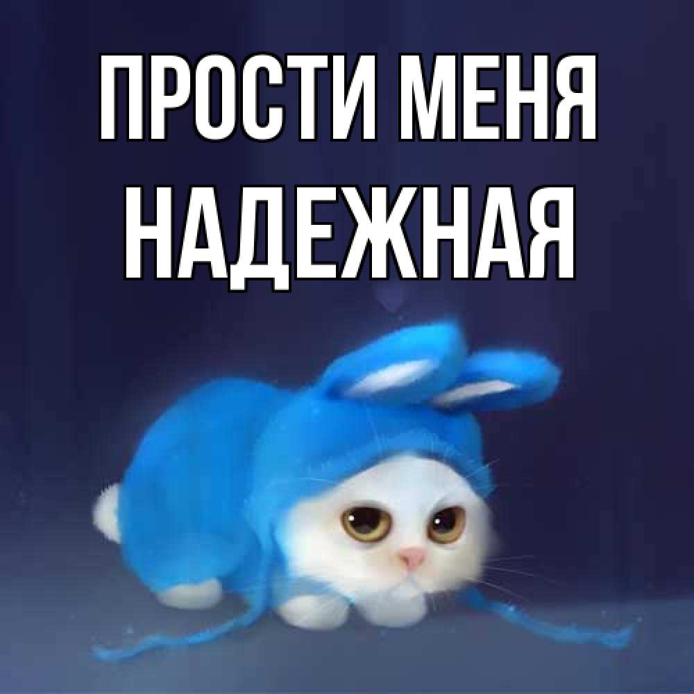 Открытка на каждый день с именем, надежная Прости меня невинный котозай просит прощения Прикольная открытка с пожеланием онлайн скачать бесплатно 