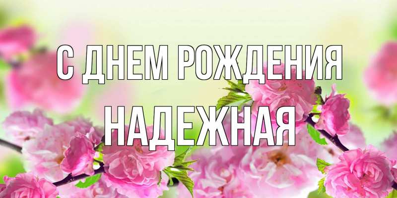 Картинка С днем рождения, надежная
