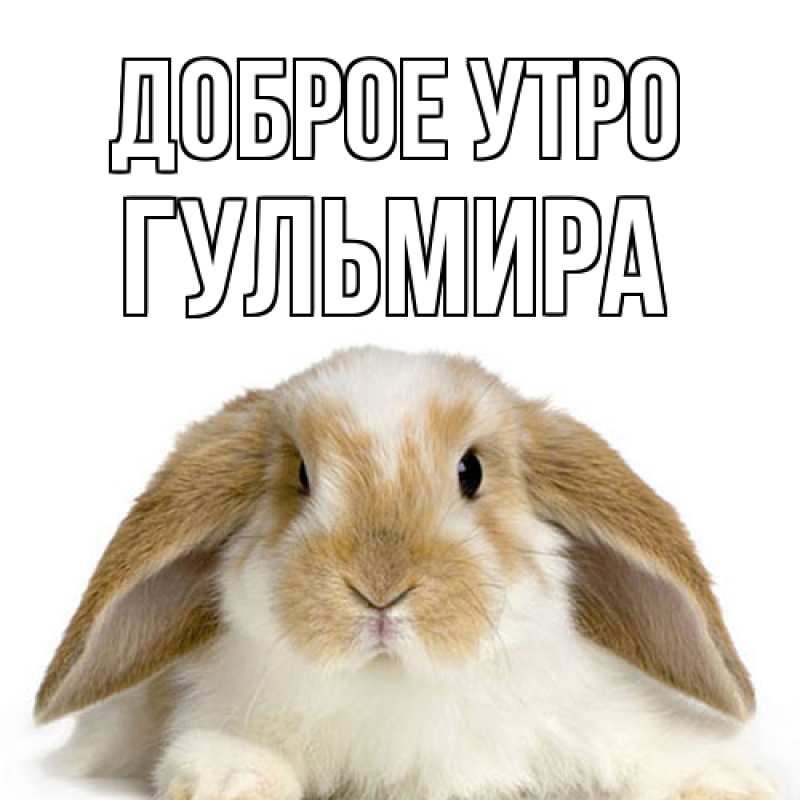 Открытка с именем, Гульмира, Доброе утро