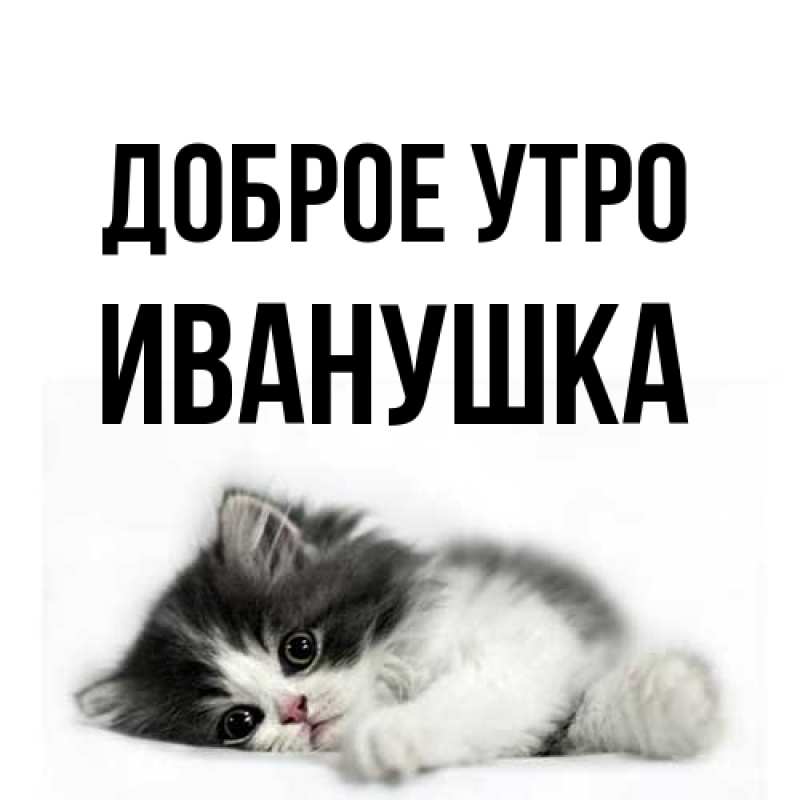 Картинка Доброе утро, Иванушка