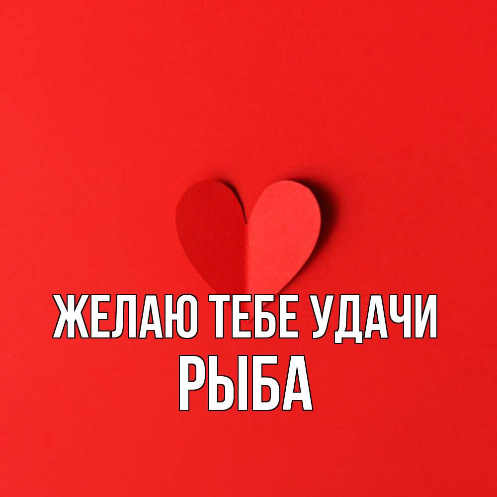 Открытка на каждый день с именем, Рыба Желаю тебе удачи пусть повезет для любимых 1 Прикольная открытка с пожеланием онлайн скачать бесплатно 