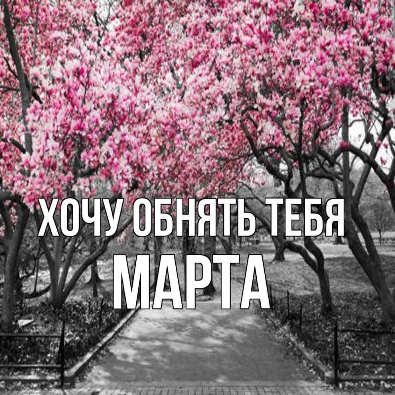 Картинка Хочу обнять тебя, Марта