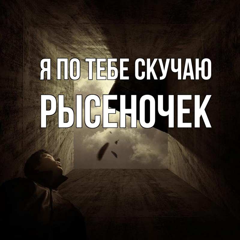 Картинка Я по тебе скучаю, Рысеночек