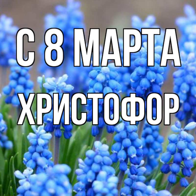 Картинка C 8 МАРТА, Христофор