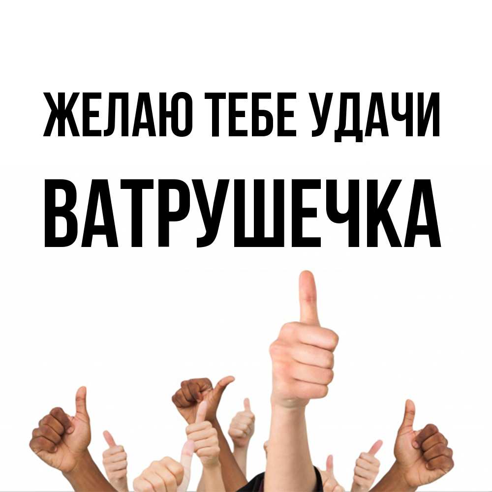 Открытка на каждый день с именем, ватрушечка Желаю тебе удачи молодцом Прикольная открытка с пожеланием онлайн скачать бесплатно 