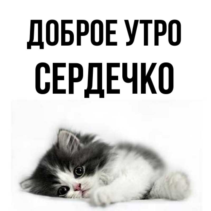 Картинка Доброе утро, сердечко