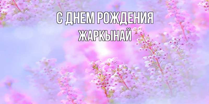 Картинка С днем рождения, Жаркынай