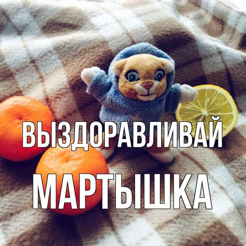 Картинка Выздоравливай, Мартышка