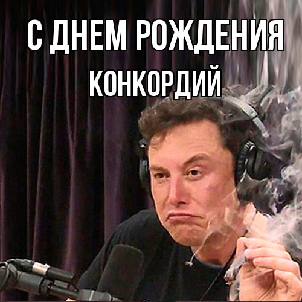 Открытка на каждый день с именем, Конкордий С днем рождения МЕМ Прикольная открытка с пожеланием онлайн скачать бесплатно 