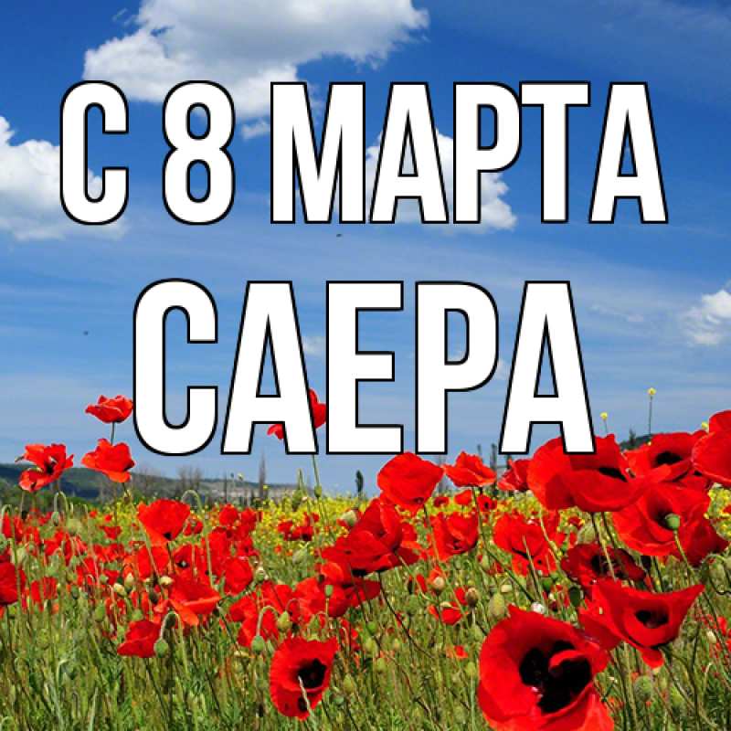 Картинка C 8 МАРТА, Саера