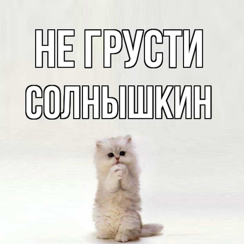 Картинка Не грусти, Солнышкин