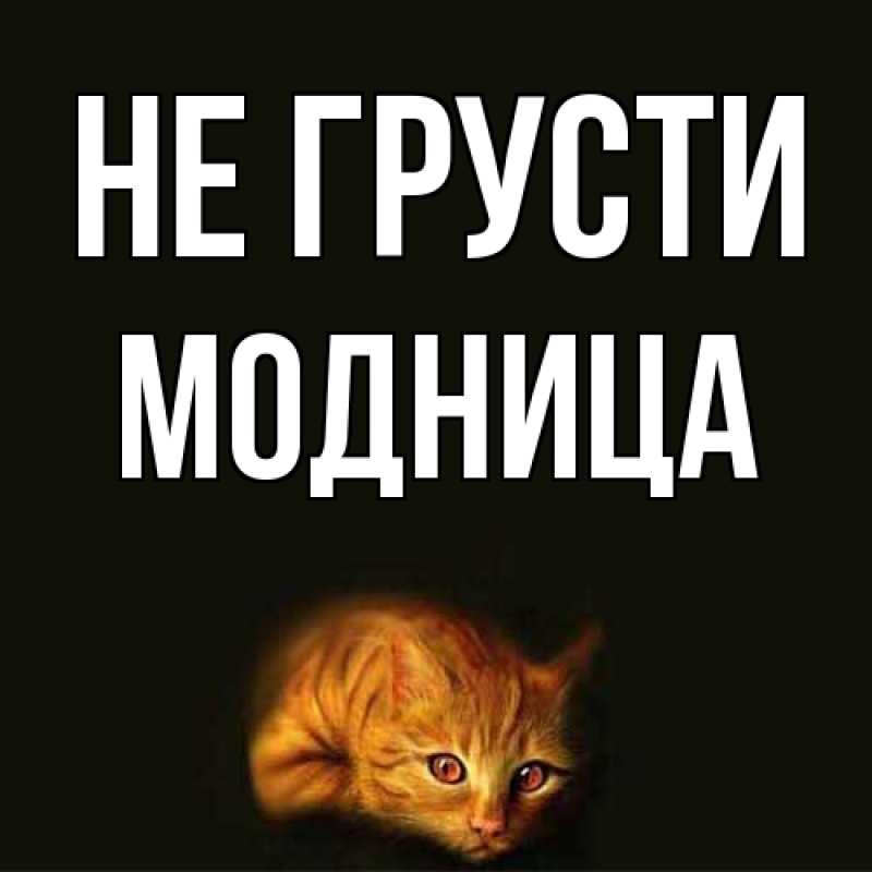 Картинка Не грусти, Модница