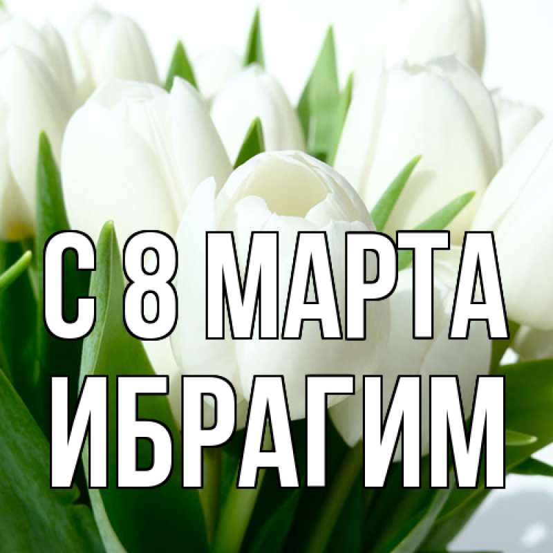 Картинка C 8 МАРТА, Ибрагим
