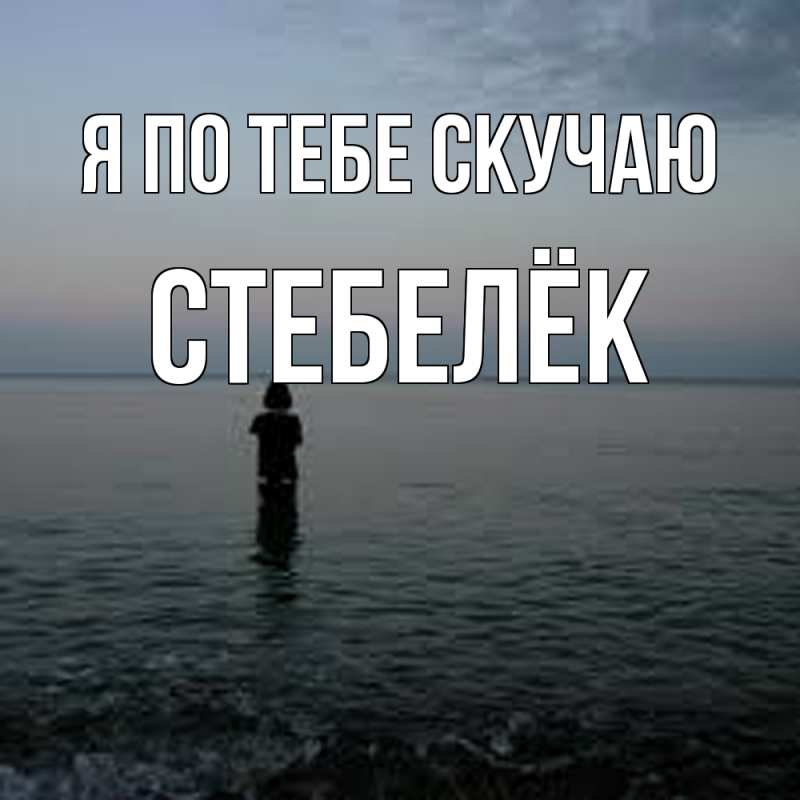 Картинка Я по тебе скучаю, Стебелёк