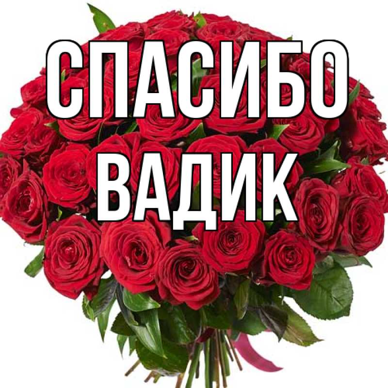 Картинка Спасибо, Вадик