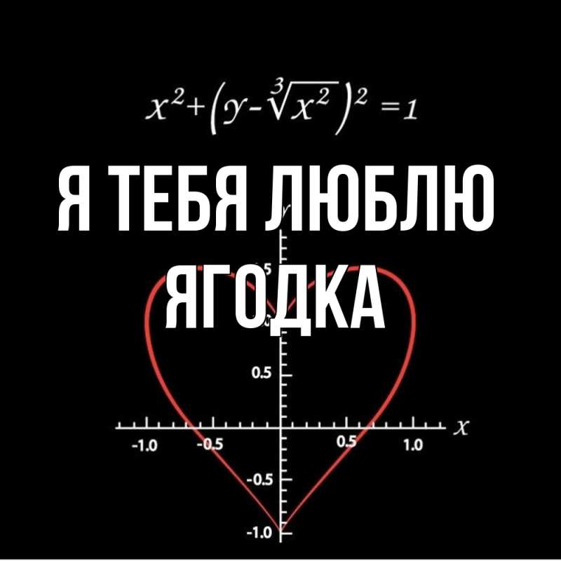 Картинка Я тебя люблю, ягодка