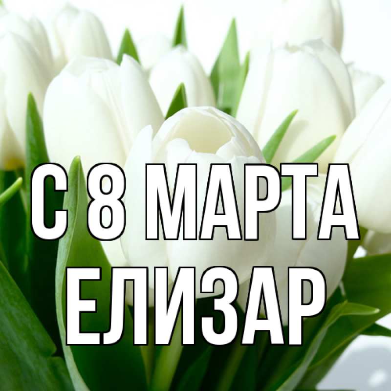 Картинка C 8 МАРТА, Елизар