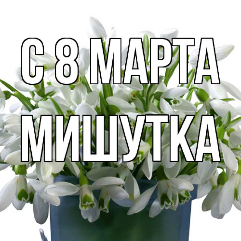 Картинка C 8 МАРТА, Мишутка