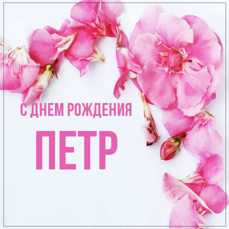 Картинка С днем рождения, Петр