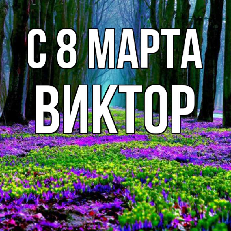 Картинка C 8 МАРТА, Виктор