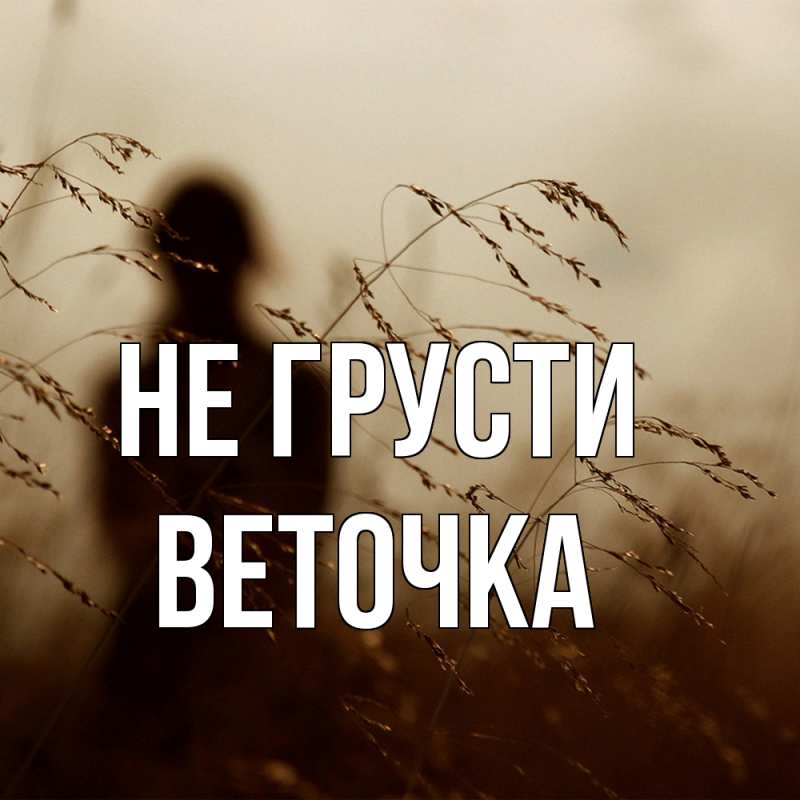 Картинка Не грусти, Веточка