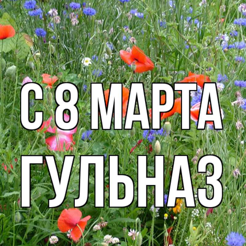 Картинка C 8 МАРТА, Гульназ