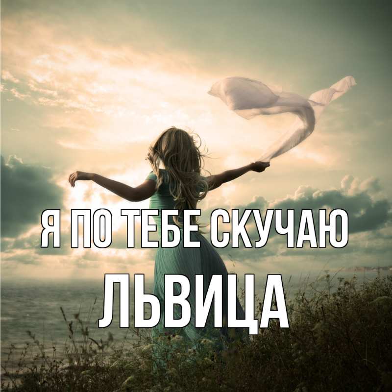 Картинка Я по тебе скучаю, Львица