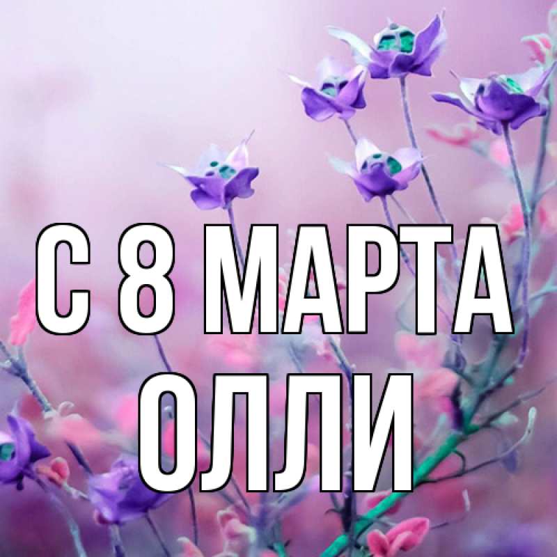 Картинка C 8 МАРТА, Олли