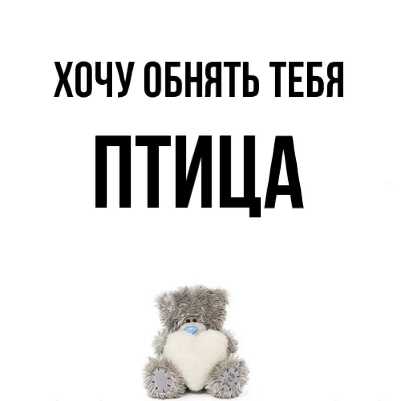 Картинка Хочу обнять тебя, Птица