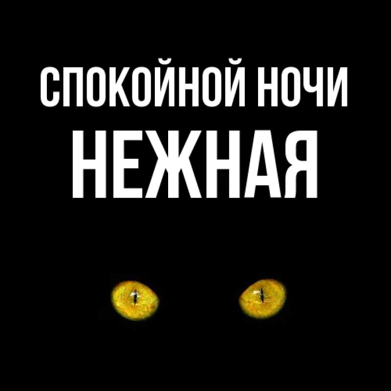 Картинка Спокойной ночи, Нежная